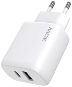 Зарядний пристрій Proove Silicone Power 2 30W White with Type-C / Type-C (632470003)