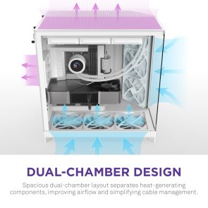Корпус NZXT H9 Flow White with window (CM-H92FW-01)