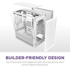 Корпус NZXT H3 Flow White with window (CC-H31FW-01)