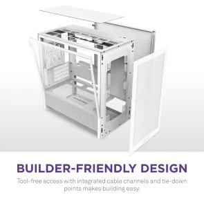 Фото: Корпус NZXT H3 Flow White with window (CC-H31FW-01) № 3 | KTC
