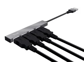 Фото: USB-хаб Trust Halyx Aluminium Silver (23786_TRUST) № 4 | KTC