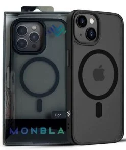 Фото: Чохол Monblan for Apple iPhone 15 - Matte Series with Magnetic Ring Black (MMMt15) № 2 | KTC