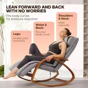 Фото: Масажне крісло-гойдалка Naipo Massage Rocking Chair (MGC-2300P) № 7 | KTC