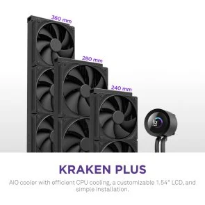 Фото: Система рідинного охолодження NZXT Kraken Plus 360 (RL-KN360-B2) № 2 | KTC