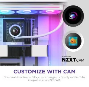 Фото: Система рідинного охолодження NZXT Kraken Plus 360 RGB White (RL-KR360-W2) № 6 | KTC