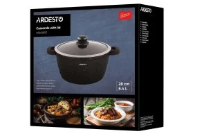 Фото: Каструля Ardesto Gemini Anzio 6.4L Black (AR2426GE) № 16 | KTC