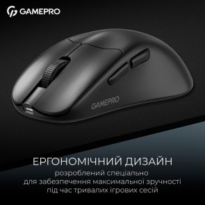 Миша GamePro Genesis Asgard Surt WL/BT/USB Black (GM017B)