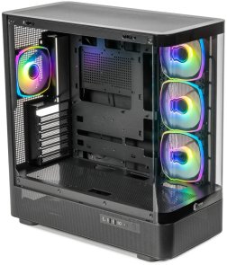 Корпус QUBE Masterforce Black with window (MASTERFORCE_GBNU3)