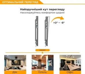 Фото: Кронштейн ITech PN2T Black № 8 | KTC