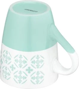 Фото: Чашка Ardesto Ornament 320ml Light Blue/White (AR3045LB) № 5 | KTC