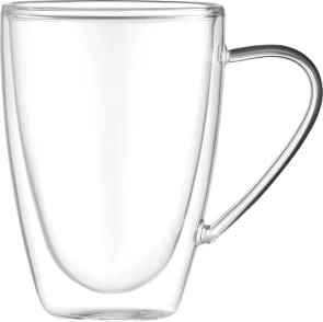 Фото: Набір чашок Ardesto 430ml 2pcs Clear (AR2643BH) № 3 | KTC