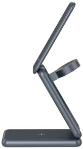 Бездротова зарядна станція Canyon OnCharge 309 3in1 15W Metal (CNS-WCS309M)