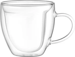 Фото: Набір чашок Ardesto 250ml 2pcs Clear (AR2625BHL) № 3 | KTC