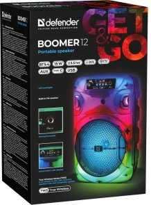 Акустика для вечірок Defender Boomer 12 Black (65412)