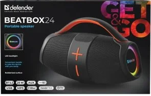 Фото: Портативна колонка Defender Beatbox 24 Black (65324) № 10 | KTC