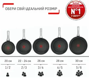 Фото: Сковорода Tefal So Light 24cm Black (H0560442_SET) № 6 | KTC