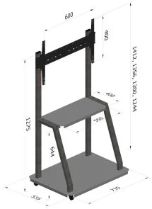 Фото: Стійка Sector PS-11 Black (ПC-11 Black) № 11 | KTC
