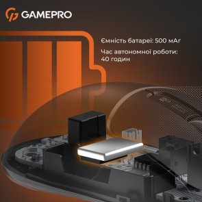 Миша GamePro Genesis Ranker WL/BT/USB Black (GM012B)