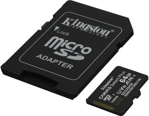  FLASH пам'ять Kingston Canvas Select Plus Gen3 UHS-I U1 V10 A1 Micro SDXC 64GB with adapter (SDCS3/64GB)