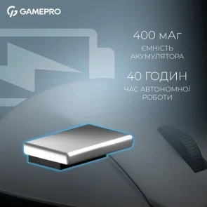 Фото: Миша GamePro Asgard Surt WL/BT/USB White (GM017W) № 8 | KTC