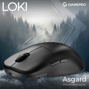 Миша GamePro Genesis Asgard Loki WL/USB Black (GM022B)