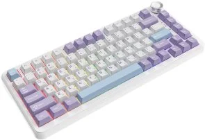 Фото: Клавіатура Ajazz AK820 Max Magnetic Switch RGB USB White (AK820MAX-WM-PWB) № 2 | KTC