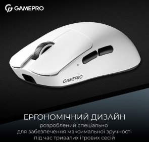 Миша GamePro Genesis Asgard Odin 8K WL/USB White (GM035W)