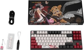 Клавіатура Varmilo APT87 Beijing Opera C-TK Brown White LED WL/BT/USB (A92A028D3A5A17A025)