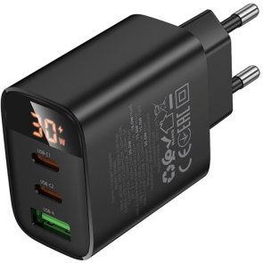 Зарядний пристрій BOROFONE BA98A Ilustre 30W Black (6941991120510)