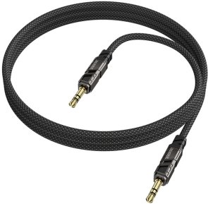 Кабель BOROFONE BL22 Dignity Jack 3.5mm / Jack 3.5mm 1m Black (6941991117725)