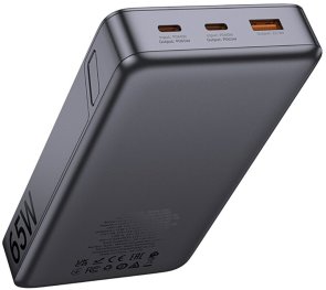Батарея універсальна Hoco Q40 Leader 25000mah 65W Metal Gray (6942007648073)