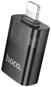 Фото: Перехідник Hoco UA36 Lightning M / AF Black (6942007647151) № 2 | KTC