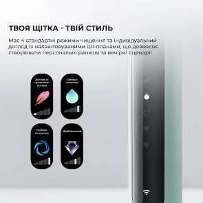 Електрична зубна щітка Oclean X Pro 20 Set Electric Toothbrush Black (6970810556964)