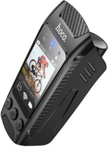 Відеореєстратор Hoco DV104 4K Riding recorder Black (6942007646000)
