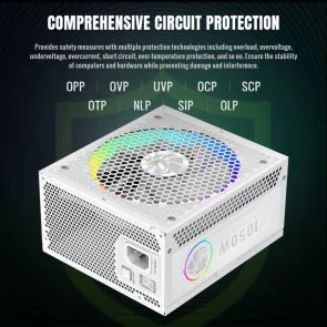 Фото: Блок живлення Gamemax 1050W RGB 1050G WH № 10 | KTC