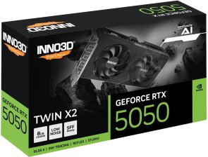 Відеокарта Inno3D RTX 5050 Twin X2 (N50502-08D6-174071N)
