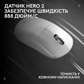 Фото: Миша Logitech G Pro X Superlight 2 White (910-006638) № 15 | KTC