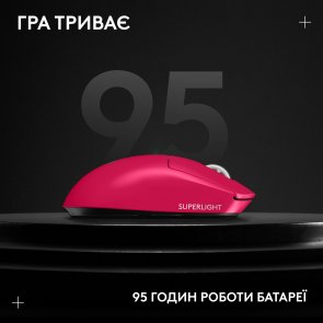 Миша Logitech G Pro X Superlight 2 Pink (910-006797)