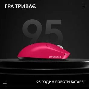 Фото: Миша Logitech G Pro X Superlight 2 Pink (910-006797) № 17 | KTC