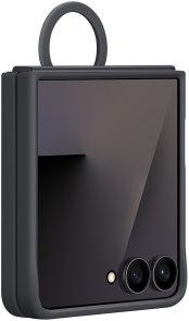 Чохол Samsung for Flip 7 - Silicone Case with Ring Black (EF-PF766TBEGUA)
