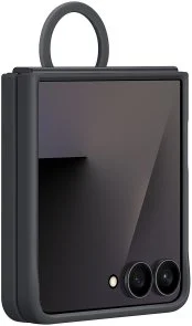 Фото: Чохол Samsung for Galaxy Flip7 - Silicone Case with Ring Black (EF-PF766TBEGUA) № 2 | KTC