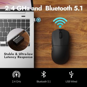 Миша Lemokey G1 8K WL/BT/USB Black (G1-A1)