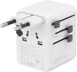 Зарядний пристрій Canyon Travel Adapter OnTour 20 GaN 70W White (CNS-TA70W1006W)