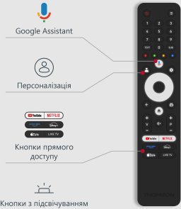 Телевізор MiniLED Thomson 55MG7C15 (Google TV, Wi-Fi, 3840x2160)