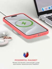 Фото: Чохол ArmorStandart for Apple iPhone 15 Pro - ICON2 MagSafe Guava (ARM72746) № 9 | KTC