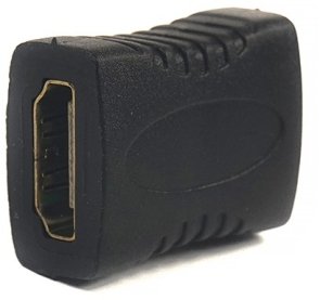 Перехідник PowerPlant HDMI F / HDMI F Black (CA910670)