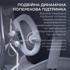Крісло SIHOO Doro S300 Light Grey (S300-M202)