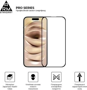Фото: Захисне скло ArmorStandart Pro for Apple iPhone 16/15 (ARM78508) № 2 | KTC