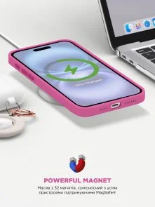 Фото: Чохол ArmorStandart for Apple iPhone 16 - ICON2 MagSafe Fuchsia (ARM81314) № 9 | KTC