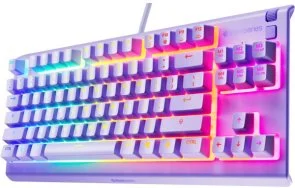 Фото: Клавіатура SteelSeries Apex 3 TKL ENG/UKR USB Lavender (64940) № 2 | KTC